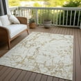 thumbnail image 6 of Addison Rugs Chantille Indoor/Outdoor Transitional Stripes Ivory Washable Rectangle Rug, 2'6" x 3'10", 6 of 6