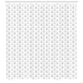 thumbnail image 3 of Ambesonne Anchor Shower Curtain, Hipster Little Hearts, 69"Wx84"L, Black White, 3 of 3