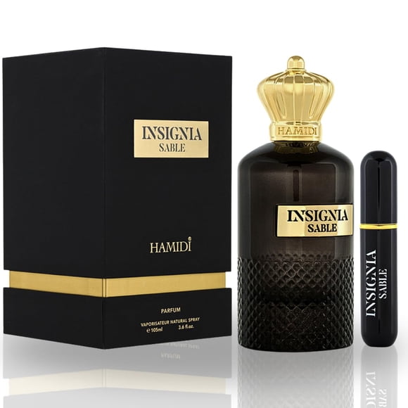 Perfume Hamidi Insignia Sable de 105 ml, unisex, duradero