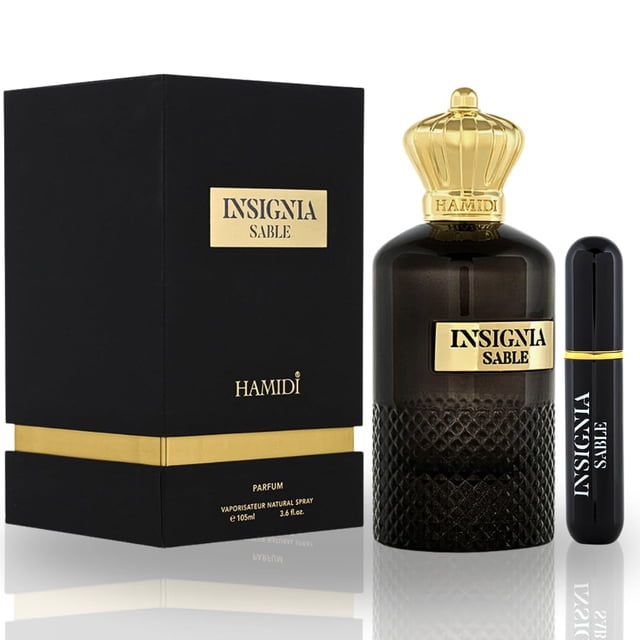 Perfume Hamidi Insignia Sable de 105 ml, unisex, duradero