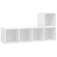 thumbnail image 2 of vidaXL TV Cabinet Set 2 Piece Chipboard Wall Mounted Furniture Multi Colors, 2 of 11
