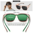 thumbnail image 4 of TINHAO Oversized Square Fit Over Glasses Sunglasses for Men, Polarized UV400 Wear Over Prescription Glasses for Driving Fishing Hiking Cycling Outdoor, 4 of 6