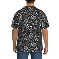thumbnail image 3 of Kdxio Men's Hawaiian Shirt for Men Short Sleeve Shirt Daisies Flowers Summer Casual Holiday Beach Button Down T-Shirts, 3 of 7