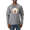 Heather Grey, variant on Labrador Dog Animal Lover Mens Long Sleeve Shirt