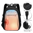 thumbnail image 3 of Balery The Sunset of Dandelion Mochila con carga USB para hombre y mujer - Mochila impermeable y antirrobo para laptop con puerto USB para viajes, trabajo, 3 of 7