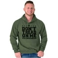 thumbnail image 5 of US Army Gadsden Flag Slogan Saying Hoodie Sweatshirt Women Men Brisco Brands M, 5 of 6