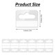 thumbnail image 4 of PestañAs para Colgar, 600 Unidades, PestañAs para Colgar Adhesivas Transparentes, Etiquetas Colgantes de PláStico Autoadhesivas con Orificio para Ranura, 4,5 X 3,5 cm, 4 of 5
