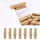thumbnail image 5 of 50 piezas de mini pinzas para fotos, pinzas para ropa, pinzas de madera para manualidades, pinzas de madera natural de 25 mm, 5 of 6