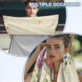 thumbnail image 6 of FOR U DESIGNS Moon Star Mushroom Floral Print Auto Seat Cover 61x31 Inches Large Car Seat Towel Cover, Multi-Functional Towel with Storage Bag, Picnic Mat, Yoga Mat, Running Towels, 2 Pack, 6 of 7