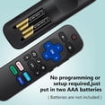 thumbnail image 4 of (Pack of 2) Replacement Remote Control Compatible for Roku TV,for TCL Roku/for Hisense Roku/for Onn Roku(Not for Roku Stick,Box and Players), 4 of 7