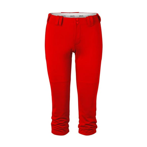 Soffe Intensity 047947877784 Women Home Run Pant, Scarlet - 2X