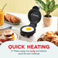 thumbnail image 4 of TEMOGU-Multimaker Mini System Two 4\u201d Nonstick Removable Waffle Plates (Griddle) - 2Pc Griddle Plate Pack Compatible with Dash MultiMaker Mini System, Nonstick Surface, 4 of 4