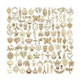 thumbnail image 1 of Elodie 200 Pieces Bulk Charms Pendants Jewelry Making Accessories for Findings Gift Gold, 1 of 8