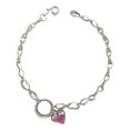 thumbnail image 1 of JOYARIS Pulsera Ajustable Corazon Amor Infinito Regalo Amistad Plata Talla Largo/Ancho: 20.5 cm x 4 mm PT-0000409, 1 of 2