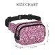thumbnail image 4 of Disketp Sweet Heart Riñonera de Doble Capa, Bolsa de Cintura Ajustable para Viajes, Correr y Senderismo, Riñonera Ligera para Hombre y Mujer, 4 of 9