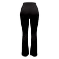 thumbnail image 6 of Athletic Pants for Women Plus Size Pull on Pants Casual Wide Leg Yoga Pants Bell Bottom Leggings for Workout Running Athletic Activewear, 6 of 7