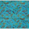 thumbnail image 4 of oneOone Cotton Poplin Twill Aqua Blue Fabric Batik Fabric For Sewing Printed Craft Fabric By The Yard 56 Inch Wide, 4 of 4