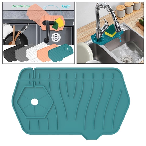 Almohadilla para escurridor de fregadero Macarena Silicona Verde