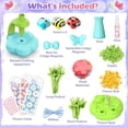 thumbnail image 6 of Arts and Crafts Kit for 4 5 6 7 8 9 Kids: DIY Flower Bloom Maker Set with Music Light Base, Vase, Fridge Magnets & Cards – Birthday Gift for Girls and Boys Ages 4-9, 6 of 6