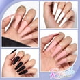 thumbnail image 5 of Nail manicure piece full sticker wear long ballet fake nail piece patch solid color T-nail, 5 of 5