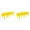 Yellow-2Pcs, variant on 2Pcs Fluorescent Dripping Shelf Decoration, Acrylic Shelf with Glow Effect, LED Display Shelf Decor for Collectibles Desk Setup Halloween Room 7.8 Inch Yellow