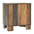 thumbnail image 6 of Rustic Nightstand - 2 Drawer Bedside Table - Woodsy Cabin Style - Dark Bronze Hardware, 6 of 6
