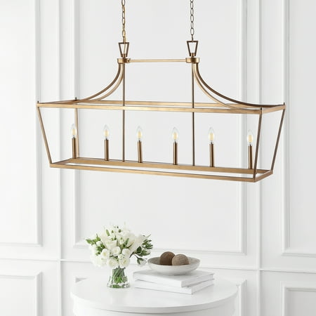 

SAFAVIEH Aroris 6 Light 49 Inch Pendant | Gold |