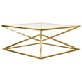 thumbnail image 6 of Diamond Sofa Aria Square Stainless Steel Cocktail Table ARIACTGD, 6 of 7