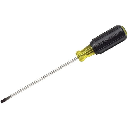 

1PK Klein 3/16 In. x 8 In. Cabinet-Tip Slotted Screwdriver