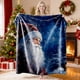 thumbnail image 4 of Christmas Print Blanket Comfortable And Soft Flannel Blanket Merry Christmas Blanket Suitable For Bedroom Sofa Christmas Decoration 130X100cm, 4 of 7