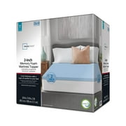 Mainstays 2 Memory Foam Mattress Topper, Twin
