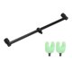 thumbnail image 1 of Soporte para caña de pescar Aleación de aluminio Resistente al desgaste Durable Fácil de usar en la tienda Soporte para caña de pescar para pesca al aire libre(2 head 30cm Bracket2pcs Bracket Head) YUNYI BRAND  Deportes, 1 of 8