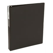 Avery Economy Binder, Label Holder, 1" Round Rings, 175-Sheet Capacity, Black (4301)
