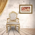 thumbnail image 3 of Vintage Apple Collection 14x9 Gold Ornate Wood Framed with Double Matting Museum Art Print Titled - Sepia Mucha, 3 of 4