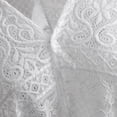 thumbnail image 3 of Vestido playero bohemio blanco con estampado floral y encaje con borlas para mujer L, 3 of 9