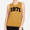 thumbnail image 2 of 1971 College Style Women's Muscle Tank X-Large Antique Gold, 2 of 5