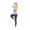 thumbnail image 5 of Women's Athletic Sportswear Patterned Tank Top and Solid Legging Set in Firebird Blue White Medium, 5 of 5