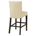 thumbnail image 6 of Pemberly Row Modern 26.5" Bonded Leather Counter Stool in Cream, 6 of 8