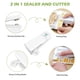 thumbnail image 2 of Mini sellador de bolsas, máquina de sellado portátil para alimentos, sellos selladores al vacío de calor rápido recargables para bolsas frescas de refrigerios con chips de plástico que ayudan a la conservación y el almacenamiento-2 piezas brillar Electrónica, 2 of 5