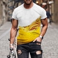 thumbnail image 3 of Cameland Nouveau T-Shirt pour Homme à la Mode 3D Imprimé Bière Non Positionné Manches Courtes Col Rond T-Shirt Haut de Sport Décontracté Blouses, 3 of 5