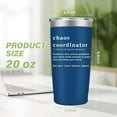thumbnail image 2 of Chaos Coordinator Tumbler Cup, Christmas Gifts for Women,Unique Gift Idea for Boss Women,Boss Lady,Teacher,Office,Gifts for Mom,Coworker Gifts,Birthday Gifts,Thank You Gifts for Women,20 oz Blue Mug, 2 of 5