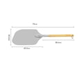 thumbnail image 4 of DOLITY Multifunction Stainless Steel Pizza Peel Detachable Handle Pizza Spatula Oven or, 4 of 8