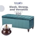 thumbnail image 6 of 6 Inch / 15cm Solid Wood Furniture Legs, Btowin VCF 4Pcs Walnut Wooden Turned Bun Feet with Threaded 5/16'' Hanger Bolts & Mounting Plate & Screws for Sofa Couch Chair Ottoman Loveseat, 6 of 7