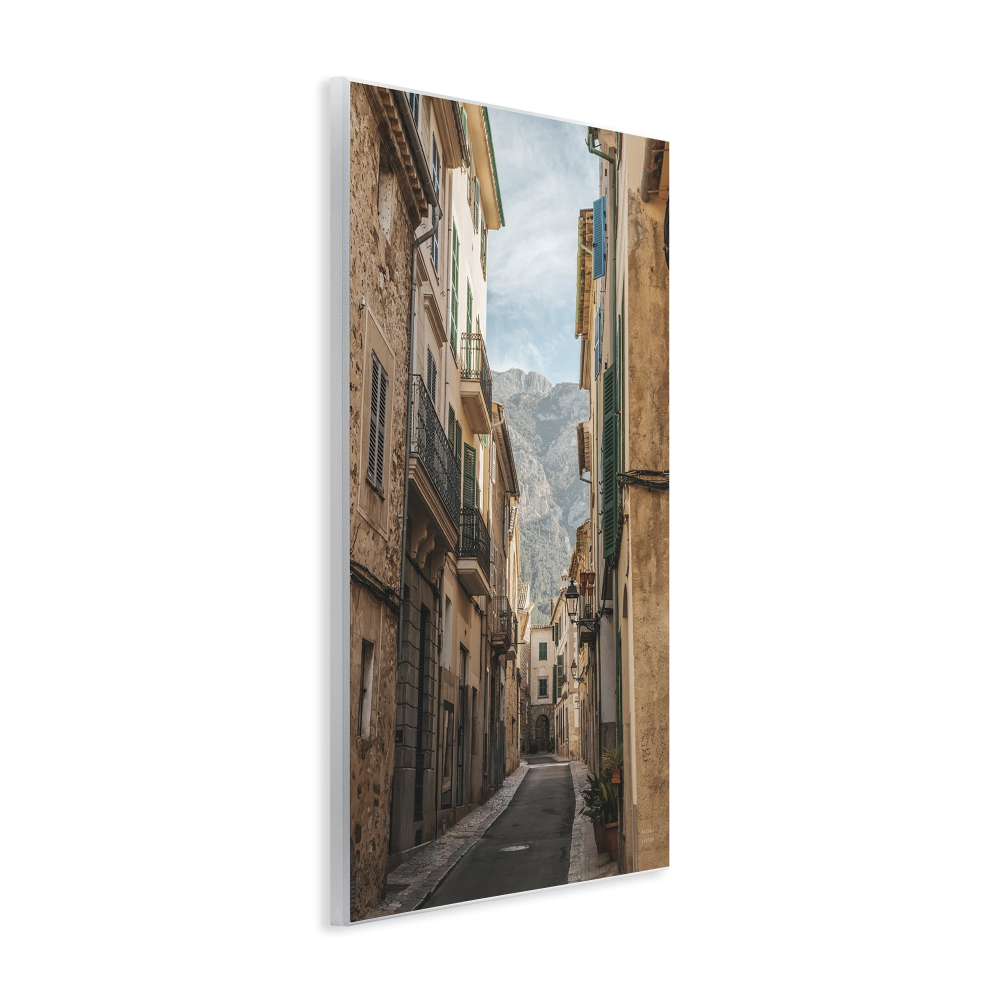 Stupell Industries Spanish Town Street Town & City Photography Unframed Art Print Wall Art, 10 x 15