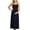 Black, variant on Women Maternity Bodycon Slip Dress Solid Color Stretch Slim Cami Dresses Long Full Slips Pregnancy Outfits Wine XL