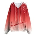 thumbnail image 5 of UngA Womens Christmas Sweatshirt Oversized Zip Up Hoodie Sweatshirt Fleece Jackets Fall Winter Coats 2025 Fashion Christmas Hoodie Women,S, 5 of 7