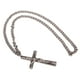 thumbnail image 2 of Moda Para Hombre Jesús Cruz Crucifijo Colgante Lvero Cadena Plata, 2 of 6