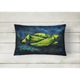 thumbnail image 2 of Carolines Treasures MW1229PW1216 Okra Bleu Fabric Decorative Pillow  12H x16W multicolor, 2 of 3