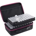 thumbnail image 1 of Yinanstore Essential Oil Storage Case Shockproof Travel Case Accessories Carrying Organizer with Zipper Handle Portable Container Carrying Case , Pink, 1 of 8