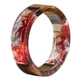 thumbnail image 5 of Anillo de dedo transparente con flores secas de madera para mujer, joyería creativa, regalo de cumpleaños, 5 of 5